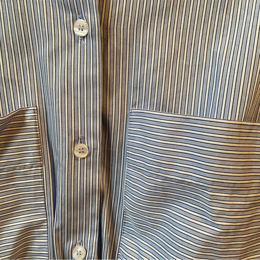 Zara cropped tailored button down shirt - Picture 3 of 5
